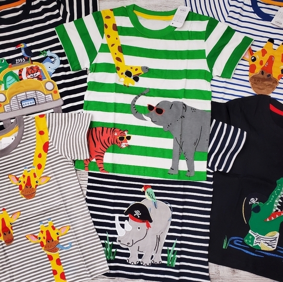 Toddler Boy Zoo Trip Bundle NWT Boutique T-Shirts - Picture 15 of 16